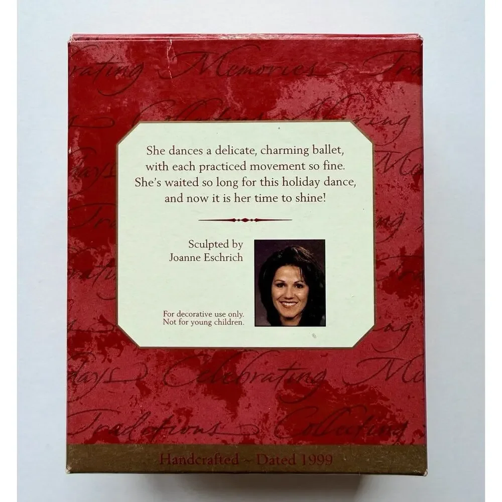 HALLMARK Vintage Keepsake Ornament DANCE FOR THE SEASON Joanne Eschrich 1999